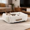 Washable Cat Bed, Pet Bed, Dog Bed, Washable, Warm Cat Bed, Removable, Fluffy, Heat-retaining, Warm, Cold Weather Protection, Soft, Outer Dimensions a