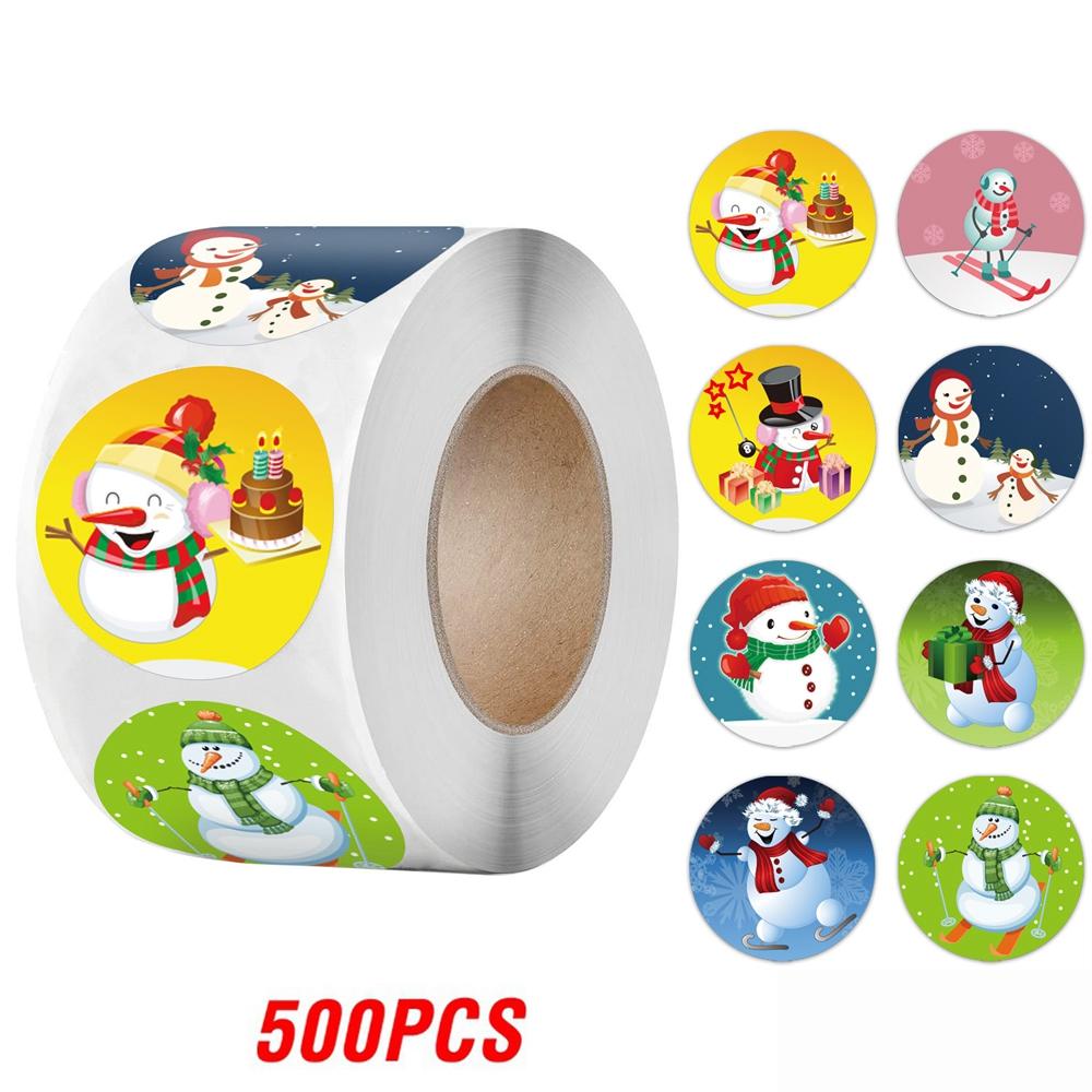 100-500Pcs High-Quality Merry High-Quality Christmas High-Quality Sticker High-Quality Christmas High-Quality Party High-Quality Decoration