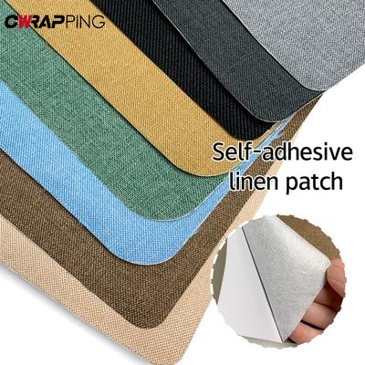 20x28cm Multiple Color Self Adhesive Linen Patch for Sofa Bed Chair Car Seat Furniture Linen Fabric Repair Patches DIY Fix Patch