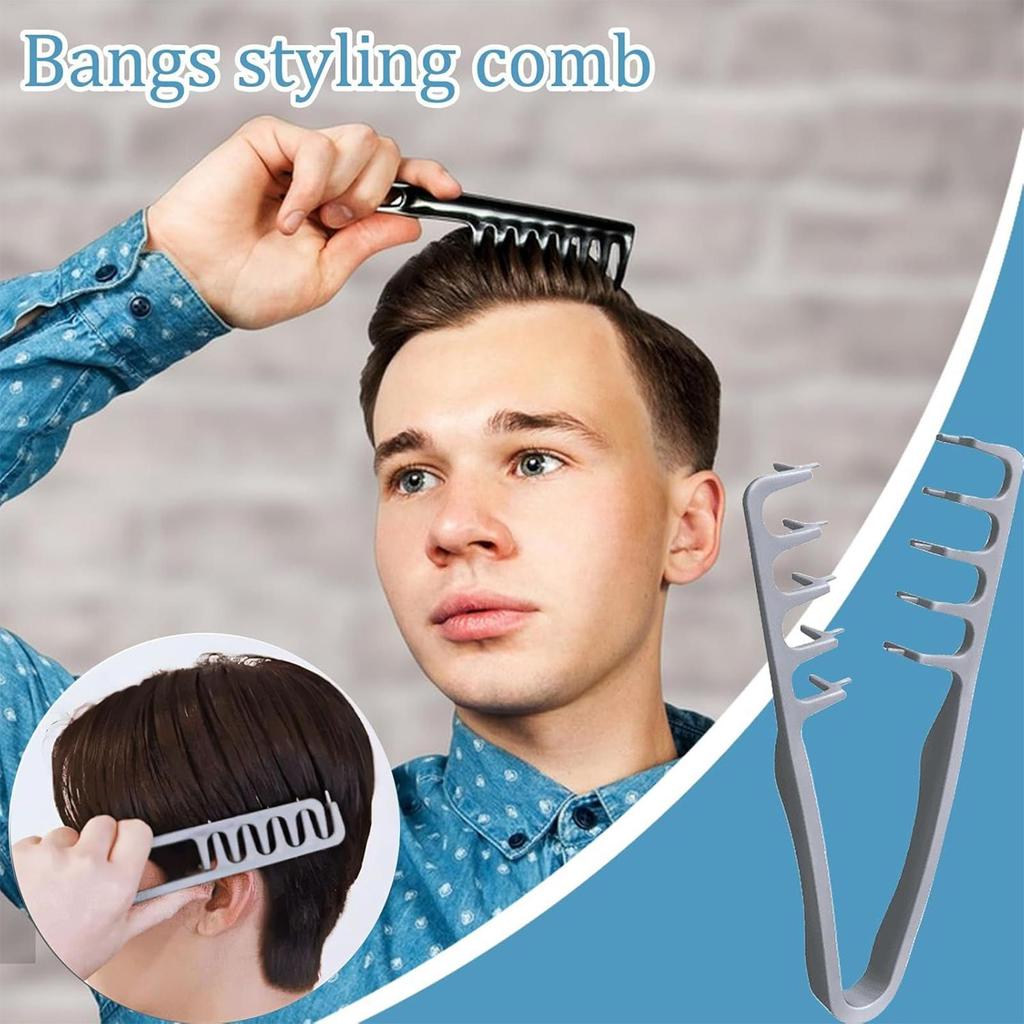 1pc Volumizing Wide-Tooth Hair Styling Comb Hair Volumizing Comb For Men Ideal For All Hair Types Hairstyling Tools