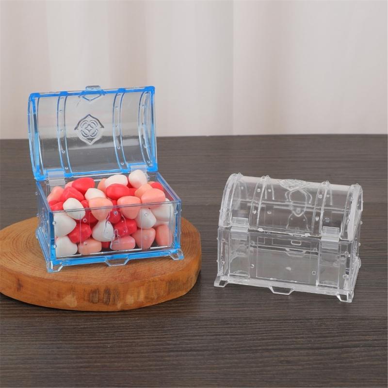 6Pcs Candy Storage Box Wedding Decoration Essential With Secure Closure System For Event Planning Ceremony Table Setting