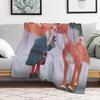 Elf and ReindeerDreamscapesbyTeresa Throw Blanket Fuzzy Plush Throw Blanket for Sofa Chair
