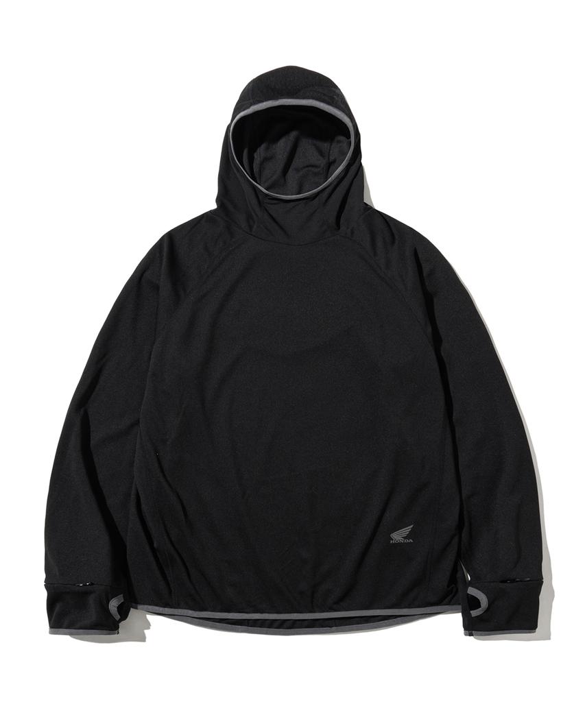 PHYPS MOTORCYCLE H-Tech Dry Active Stretch Hoodie Long Sleeve Black