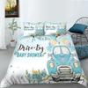 Cartoon Animal Series Bedding Three-Piece Polyester Dinosaur Digital Printing