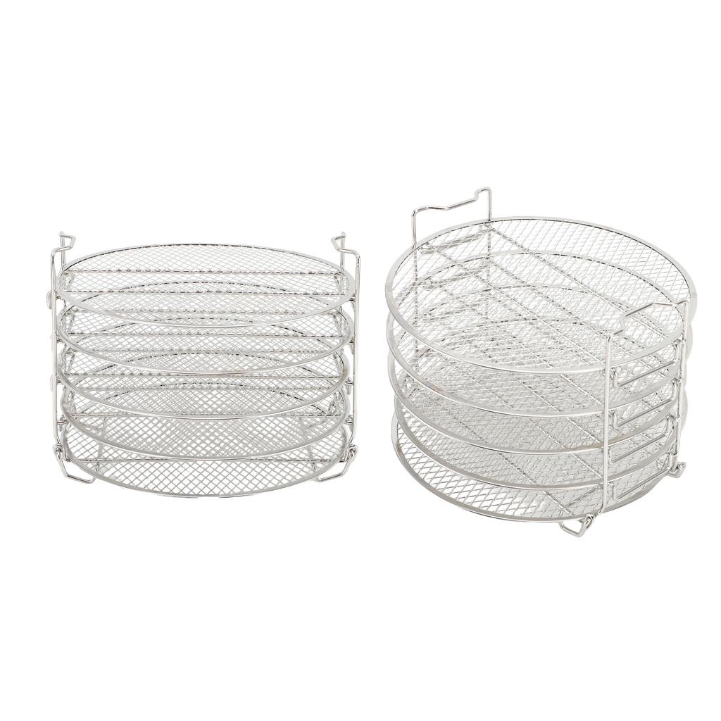 5 Layer Dehydrator Stand Fit for Foodi 6.5qt 8qt Stackable Stainless Steel Dehydrator Rack
