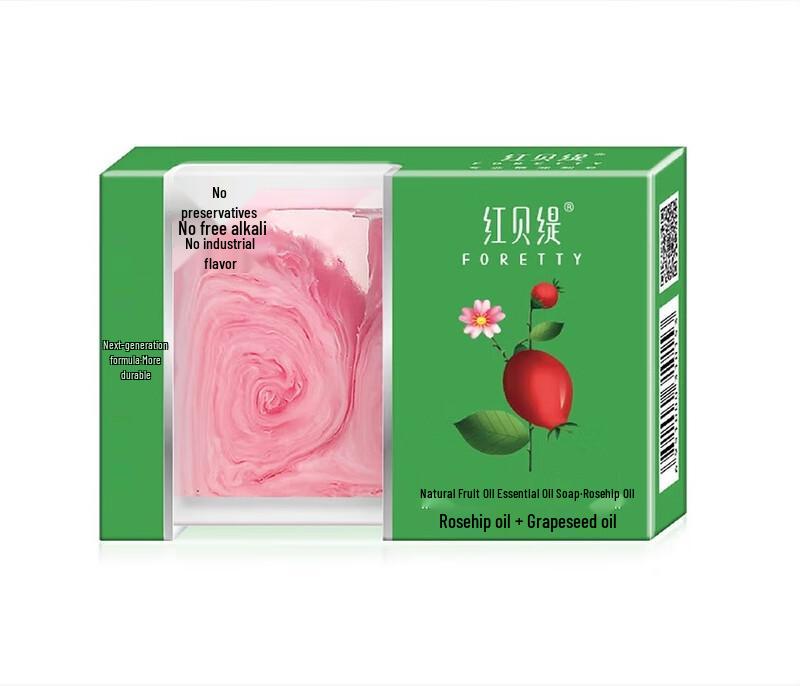 

Foretty Rosehip & Olive Oil Essential Soap