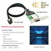 Cablecc Mini SAS Male To Female External Extension Internal Cable with PCBA Low Profile SFF-8087 SFF-8088 Bracket, 50cm, SF-083-36PIN-CC