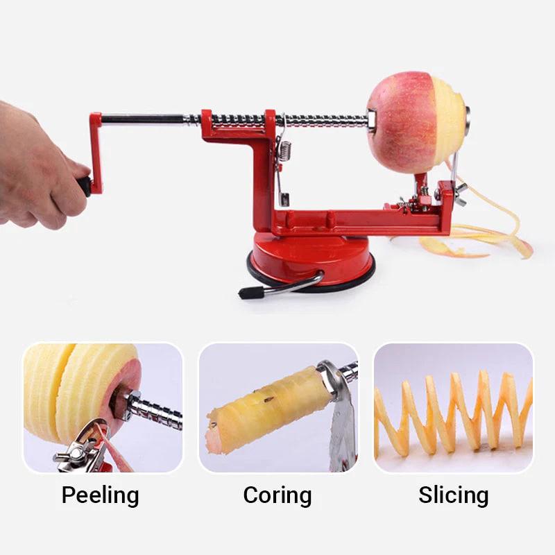 2025 Apple Peeler 3 In 1 Hand-cranked Stainless Steel Fruit Peeler Slicing Machine Peeled Tool Kitchen Apple Slicer Corer Cutter