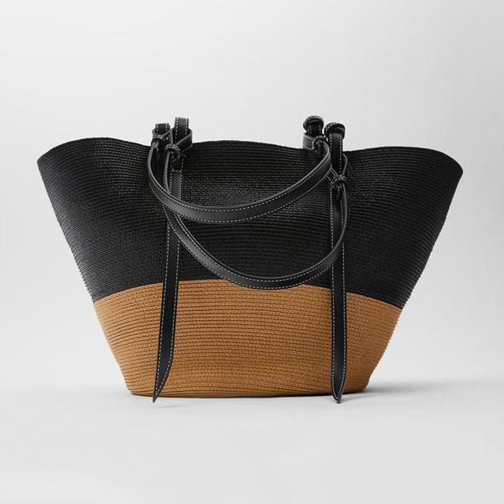 Yogodlns Lady Sommer Strand Stroh Korb Taschen Lässige Rattan Große Kapazität Totes Frauen Marken Designer Handtaschen Korbgeflecht Umhängetaschen