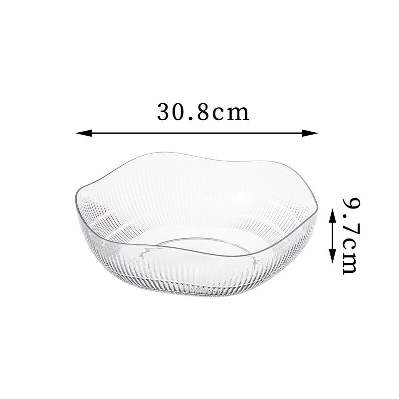 2025 Light Luxury Plastic Fruit Bowl for Living Room Coffee Table