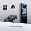4K Ultra HD Waterproof Action Camera with Gyro Stabilization, Rotating Lens, WIFI, and Touchscreen