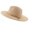 Suede 9.5cm Large brim Fedora British Top Hat Autumn/Winter Women's Suede Tassel Hat Unisex Chapau Femme