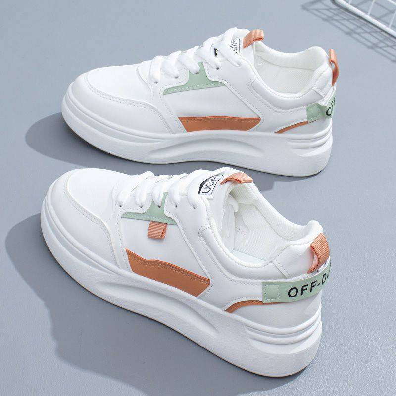Little white shoes women's shoes 2025 new spring and autumn white shoes versatile popular shoes casual single shoes board shoes summer thin