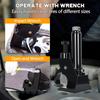 Tire Change Tool Manual Bead Breaker with Rubber Pad, Aluminum Alloy Hub Friendly Portable Changer, Remover Heavy Duty Removal for ATVs UTVs Tractors