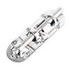 Door Latch Lock 110x38mm 316 Stainless Steel High Accuracy Electrolytic Polishing Process Sliding Bolt Lock