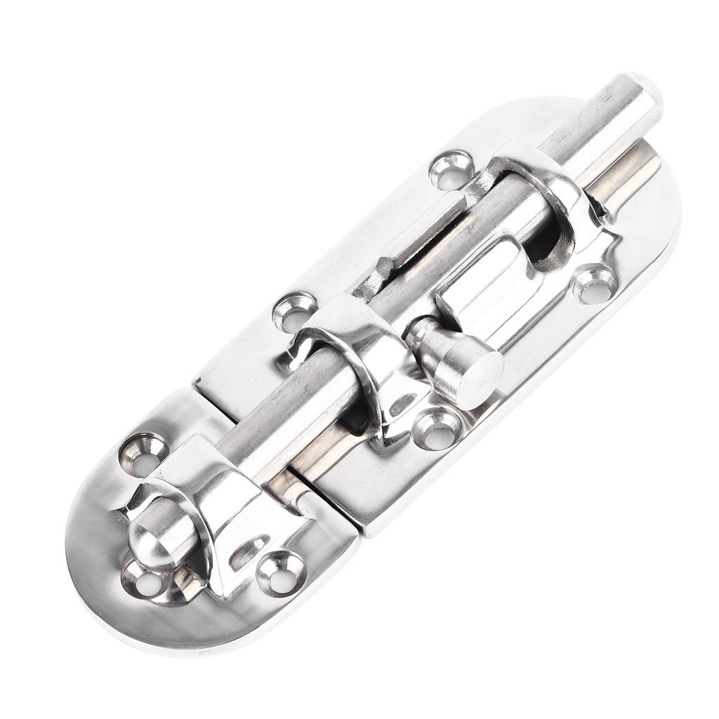 Door Latch Lock 110x38mm 316 Stainless Steel High Accuracy Electrolytic Polishing Process Sliding Bolt Lock