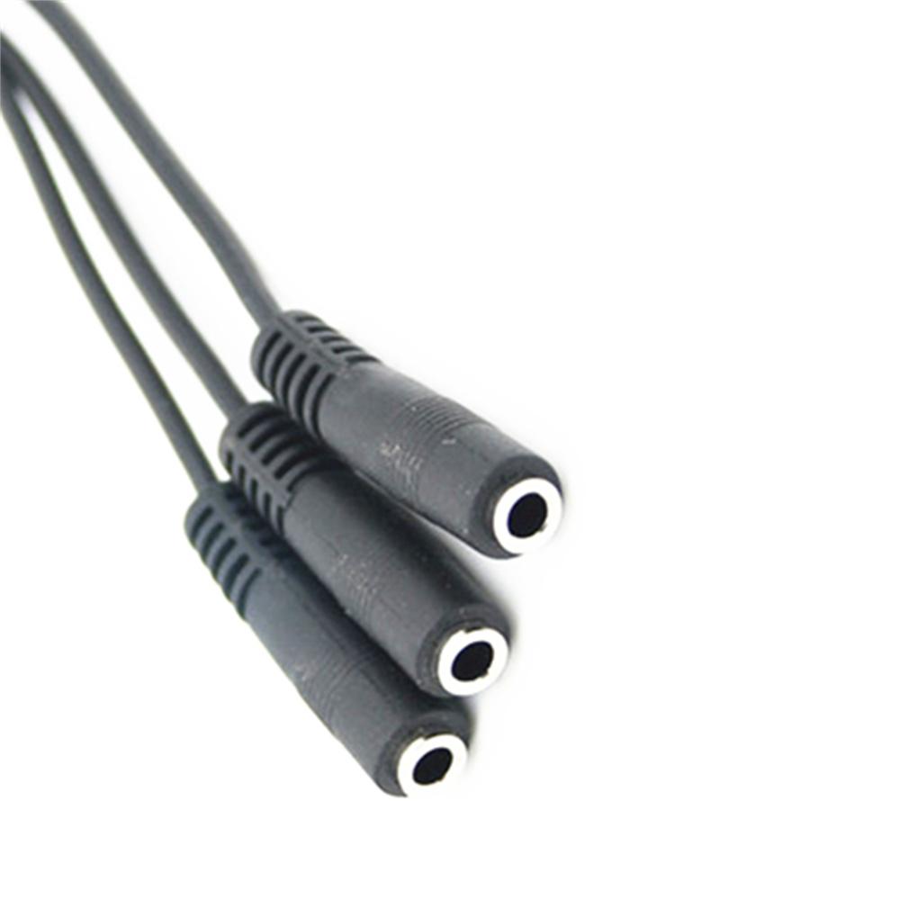 3.5mm 3 Way Port Aux Multi Headphone Earphone Audio Splitter Adapter 1 Male To 3 Female