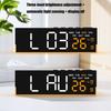 Digital Alarm Clock for Bedroom Desk Clock for Living Room Bedroom with Large Number,Dimmer,Loud Alarm Temperature