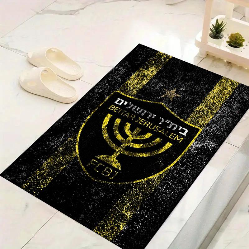 Beitar Jérusalem Carpet Rug for Living Room Bedroom Home Sofa Decoration, Kids play Non-slip Floor Mat