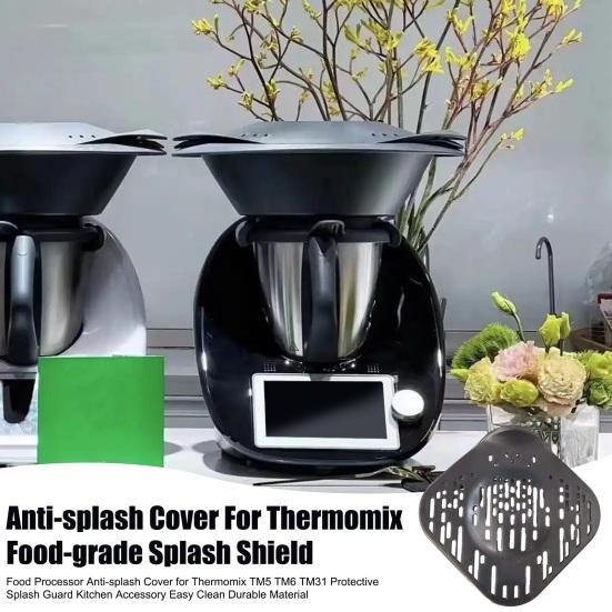 Osłona przeciwbryzgowa do Thermomix TM5/TM6/TM31 Bezbałaganowa Kuchnia Robot Kuchenny Osłona Ochronna Przeciwbryzgowa Pokrywa Akcesoria Zamienne