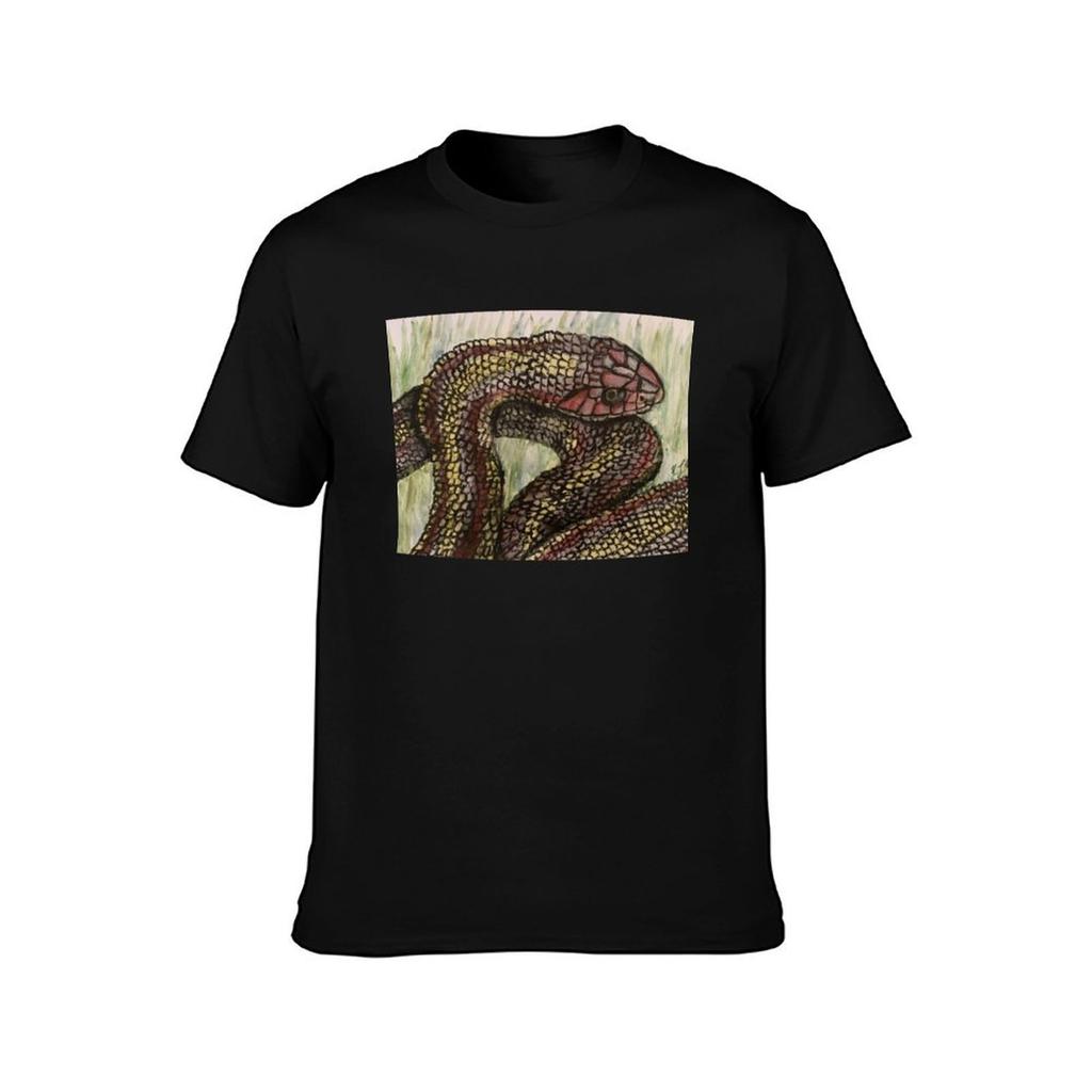 Garter Snake TShirt Lightweight Basic Short Sleeve Shirt