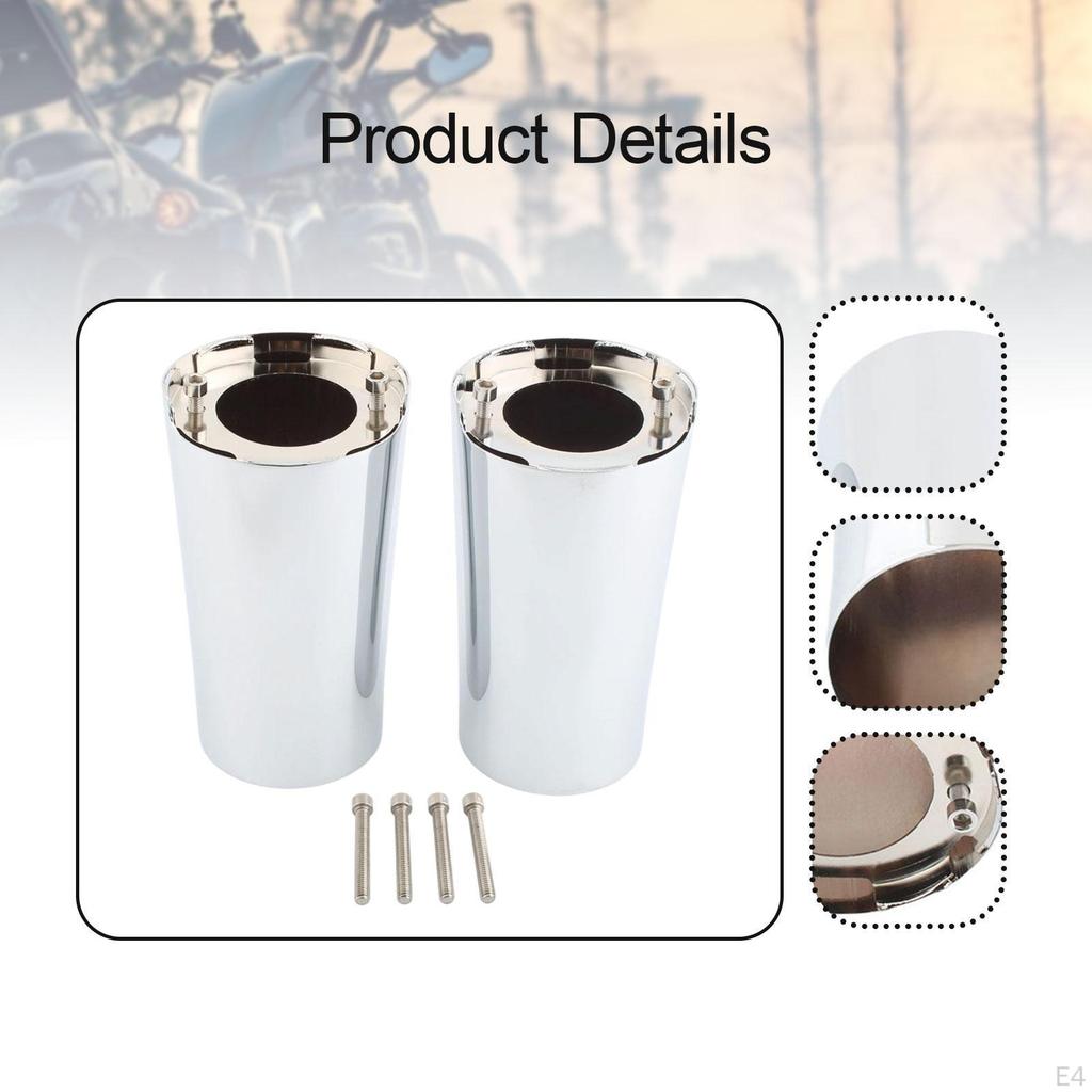 2 Stück Gabel-Schieberabdeckungen Protektoren Motorradzubehör Ersatz CNC Motorrad