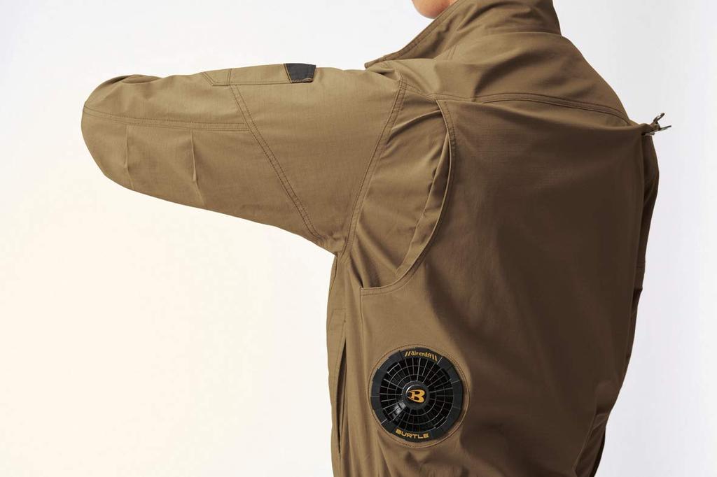 BURTLE Air Craft Blouson for M Spring/Summer, AC1131, 23, Khaki,
