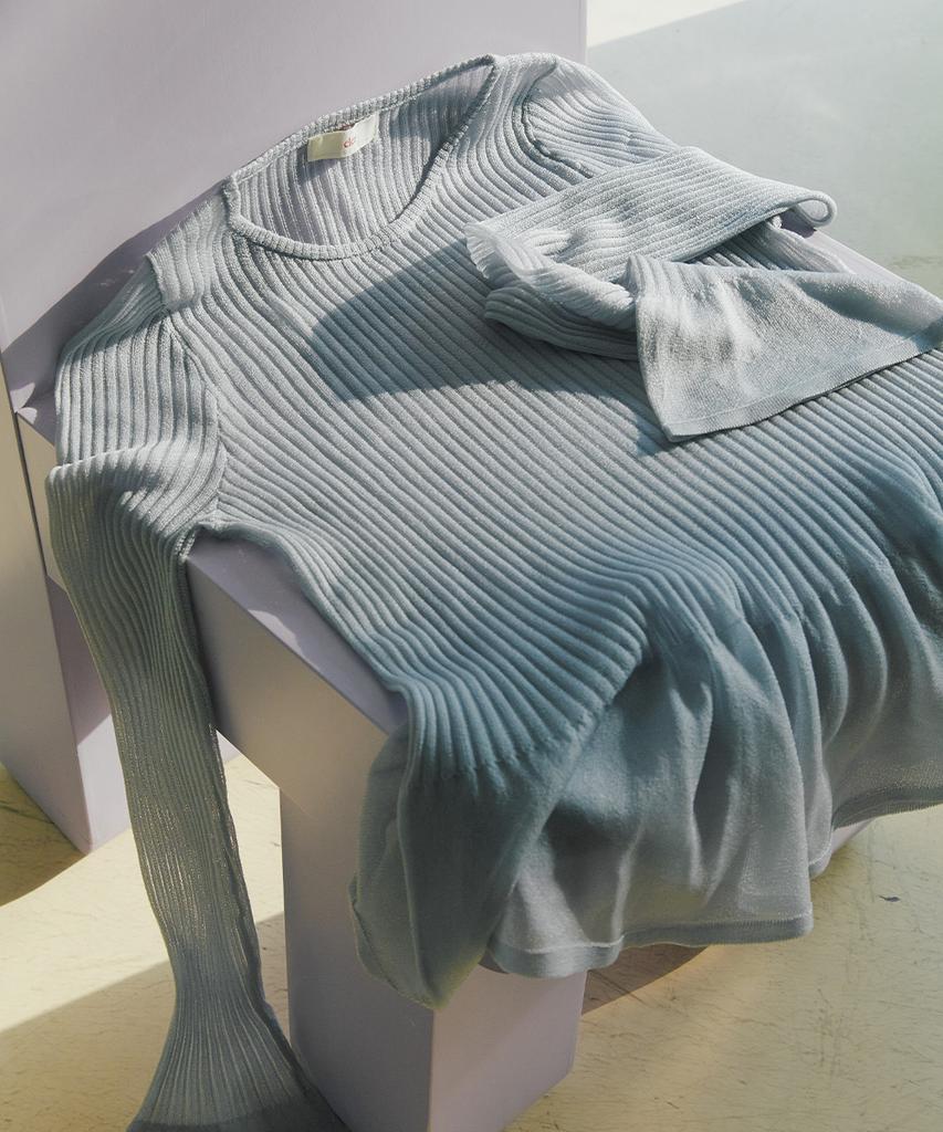 Keulloleu Sheer Knit Top - 3 Colors