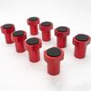8 PCS Aluminum Alloy Bench Dogs 3/4 Inch / 19mm Non-Slip Pads Bench Dog Clamp Red Table Stops for MFT Tables and DIY Woodworking