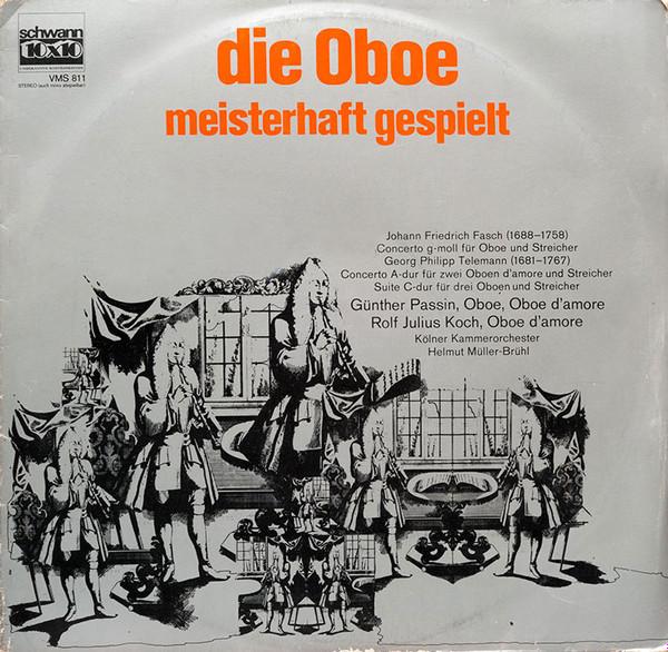 

LP Record HELMUT MULLER BRUHL KOLNER KAMMERO Die Oboe Meisterhaft Gespielt VMS811 Schwann 10x10 Germany Classical Used