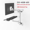 Shixun HC Wall Mount Monitor Arm with Keyboard Tray