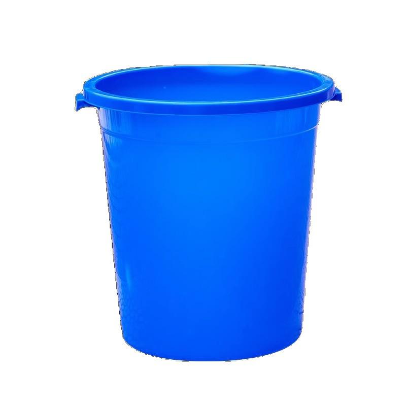Extra Large Thickened Household Water Storage Bucket with Lid, White, for Fermentation & Enzyme Processing.