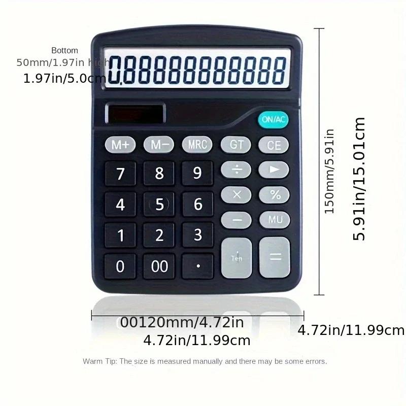 Calculator big button click, desktop calculator, 12-bit sensitive button, calculator office school
