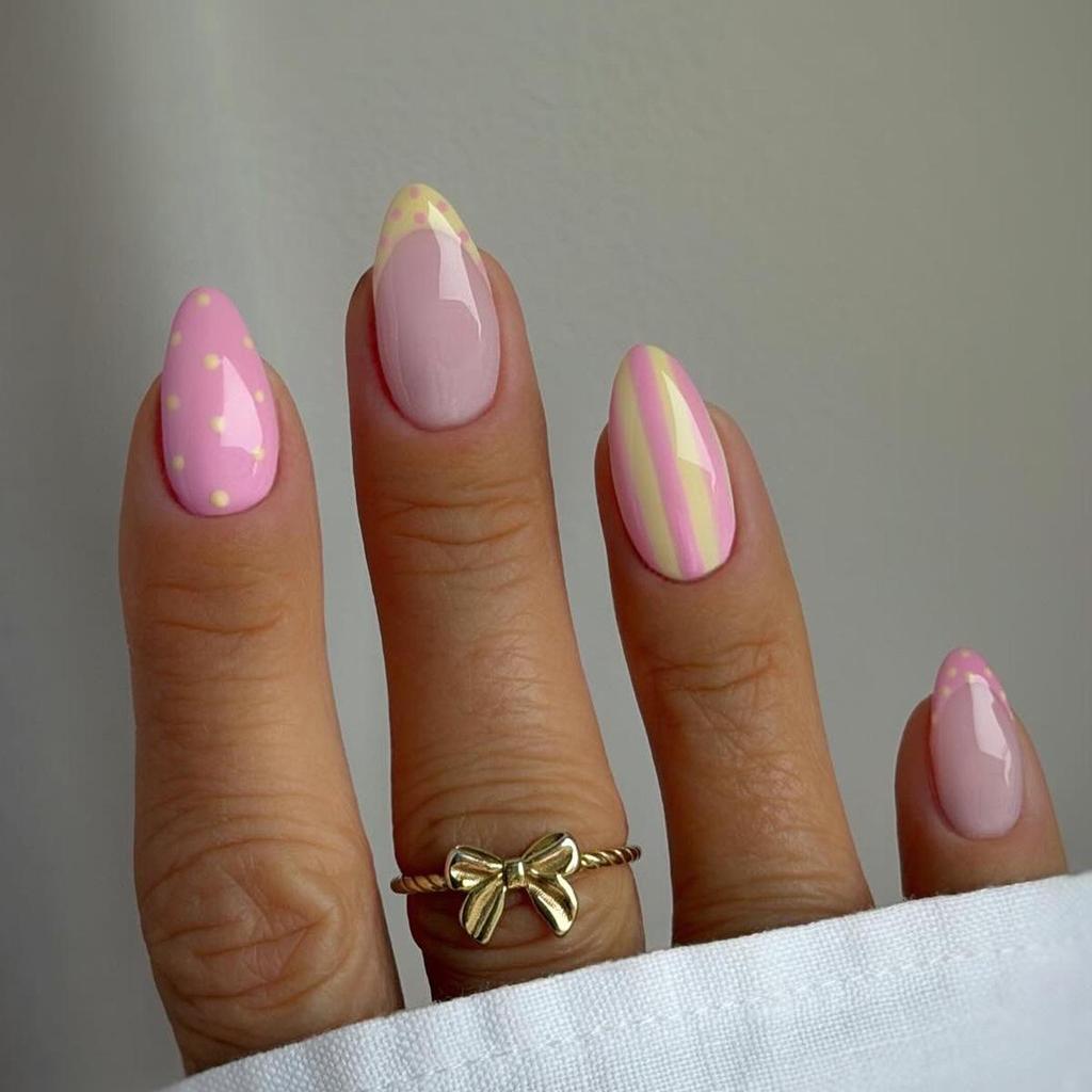 Pegatinas Desmontables para Uñas Estilo Europeo y Americano - Uñas Postizas Simples y Llevables