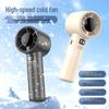 USB Handheld Fan with 100-Speed Digital Display for Outdoor Use – High-Speed Turbine Small Fan for Students