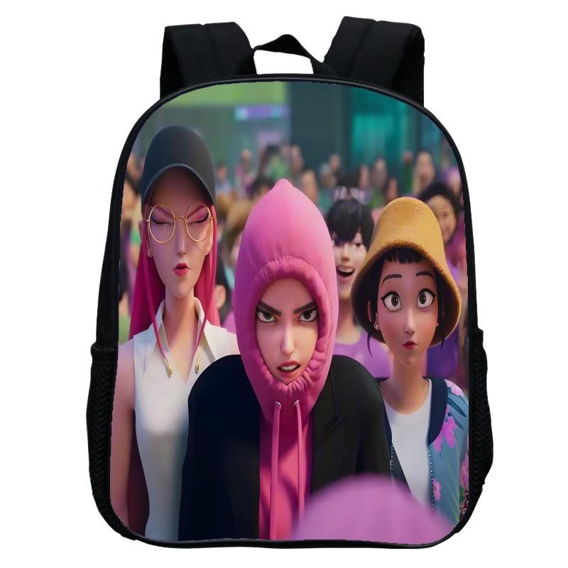 Printed Witch Hunters Huntrix Kpop Kindergarten Bag, Cartoon 12-inch Backpack Lightweight