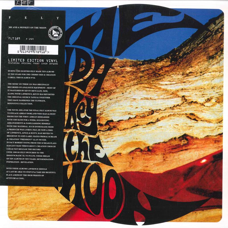 LP Record FELT - Me And A Monkey On The Moon FLT189 Cherry Red 2018 UK Rock