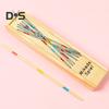 Wooden Pick-Up Sticks Game with Box Kids Adults Interactive Classic Board Game Brain Teaser Educational Long Bamboo Stick Picking Desk Toy