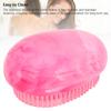 4 Stück Rosarot Eiförmige Entwirrbürste Heller Marmoreffekt Tragbarer Stylingkamm Haarbürste