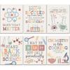 Hadley Designs 6 Science Posters for Classroom Decor – Pirational and Fun Science Classroom Decor for Elementary & Middle School, Boho Motivational