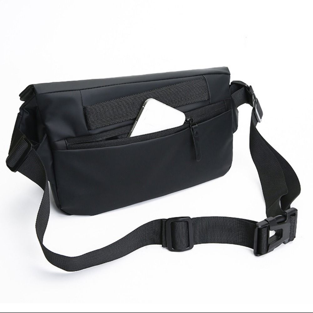 Korean Oxford Cloth Bag Men Waterproof Crossbody Bag Zipper Chest Bag  Male