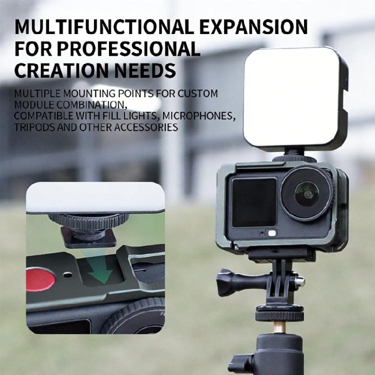 Quick Release Magnetic Cage for Action 6 Camera Frame Easy Installation and Secure Attachment 1/4inch Screw Hole