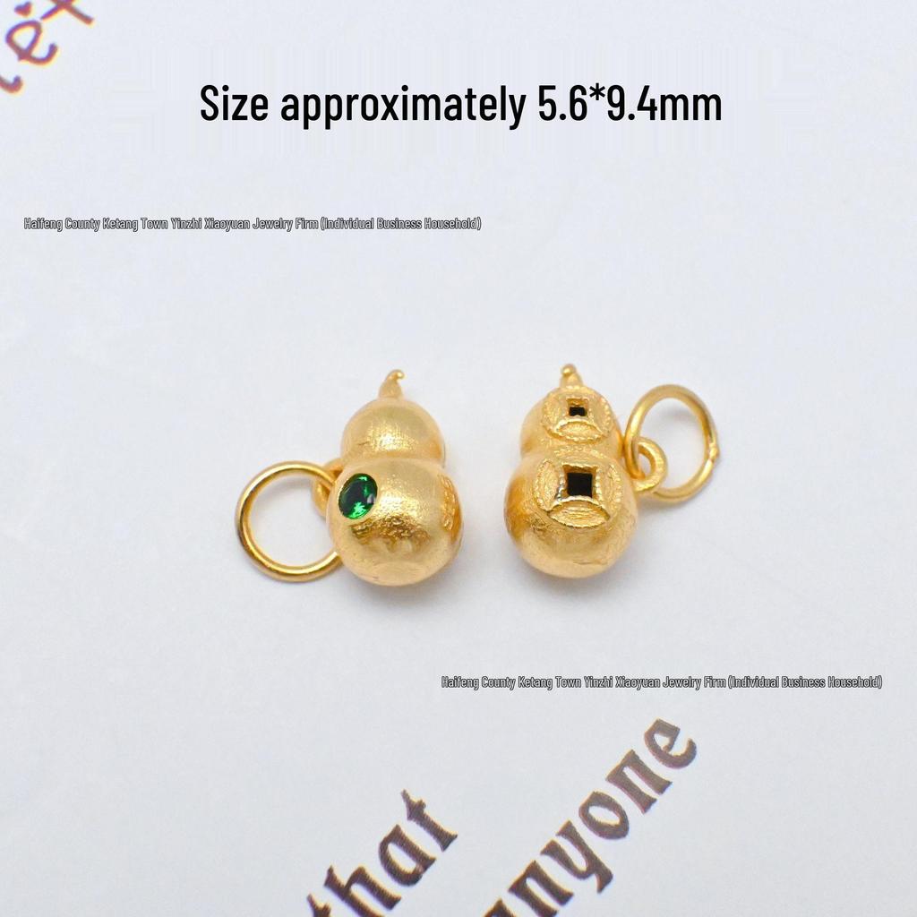 24K Gold-Plated S925 Sterling Silver Hexagram Spacer Beads & Feather Pendant for DIY Jewelry.