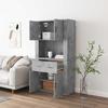 Maison Exclusive - Buffet haut Gris béton Bois d'ingénierie