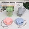 Portable Silicone Foldable Water Cup for Kids - Anti-Fall Mouthwash Cup