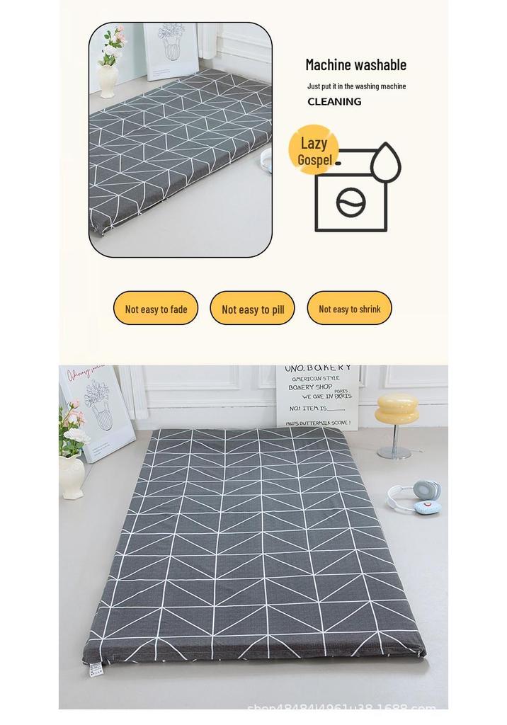 Zippered Dustproof Mattress Protector for Dorms - Full Cover Latex Mat Cover