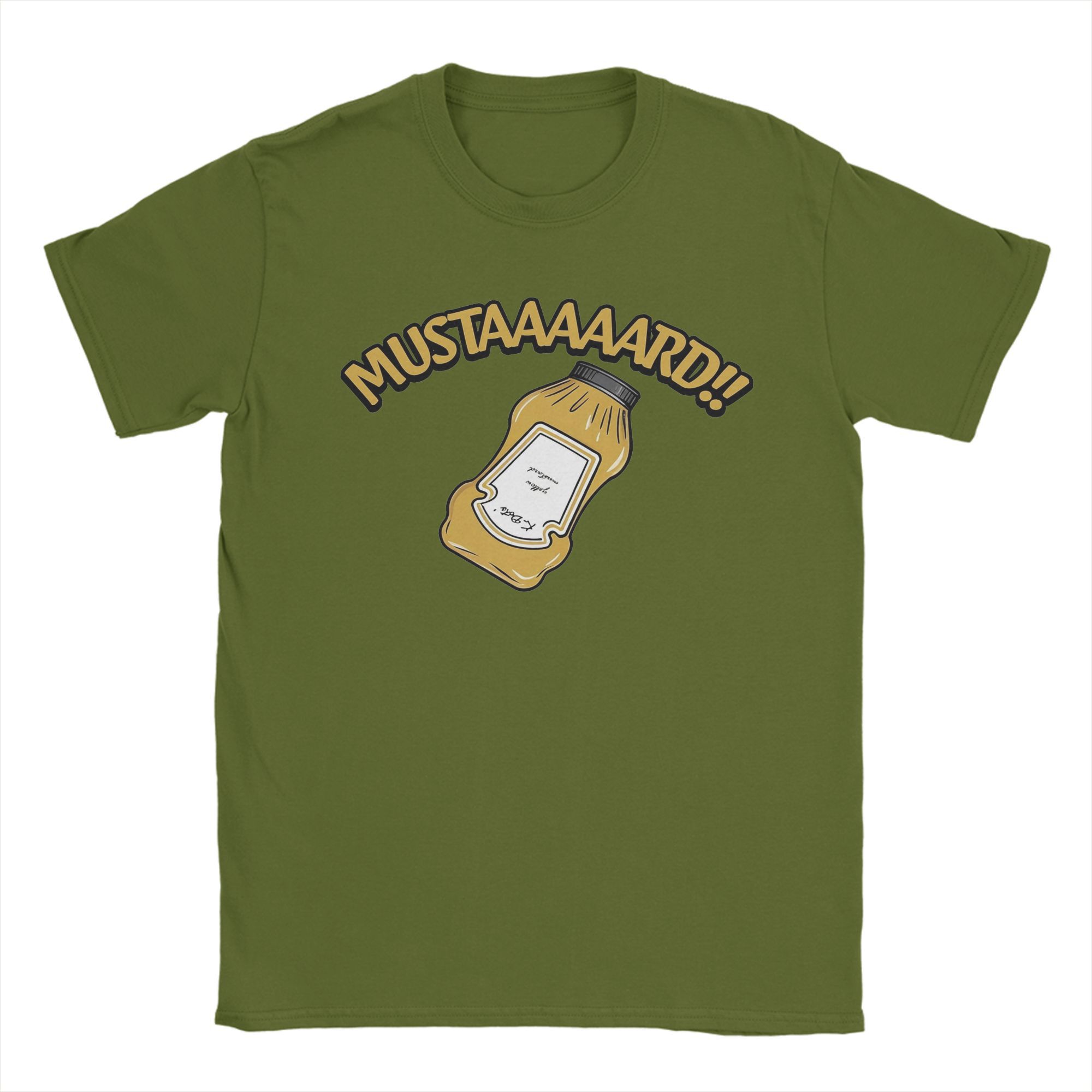 Funny Mustard Kendrick Lamar T Shirts Men Pure Cotton Leisure T-Shirts O Neck Tees Short Sleeve Clothes Summer 4XL