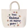 Beach Bag - PLANETEE - Barbara - Rope Handle - Large Size - Personalized Message
