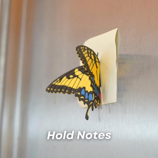 Yousheng 3D Printed Butterfly Refrigerator Magnet DIY Home Kitchen Locker Fridge Monarch Tiger Swallowtail Blue Butterfly Magnetic Decoration Ornament