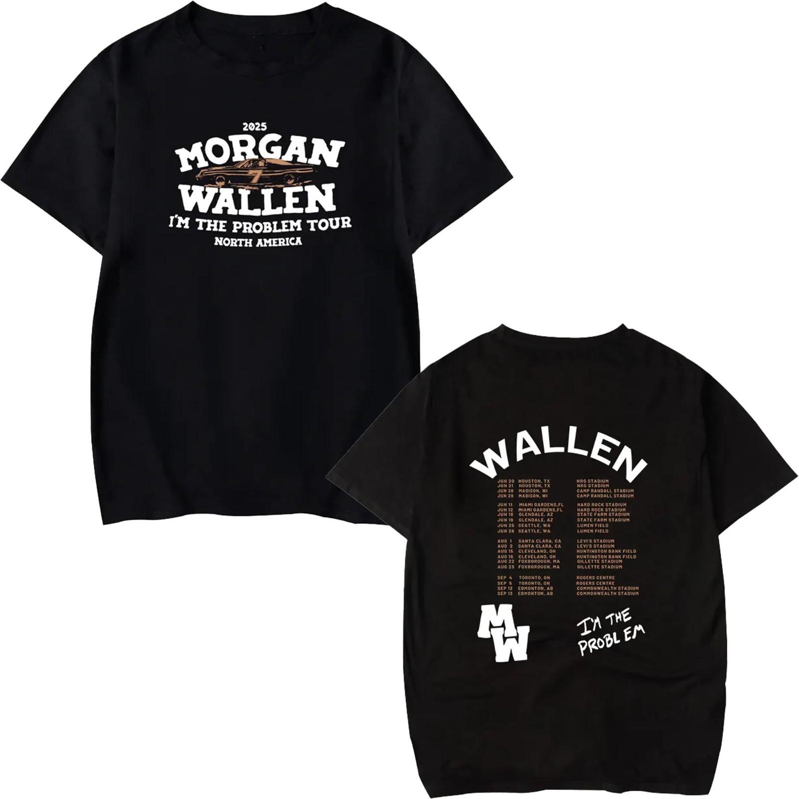 Morgan Wallen I’m The Problem North America Tour 2026 T-SHirt Fan Gift All Size XXXXL